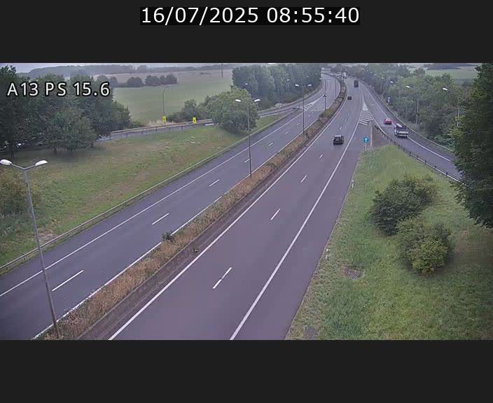 <h2>Traffic live webcam Luxembourg Kayl - A13 direction Dudelange - BK 15.6</h2>