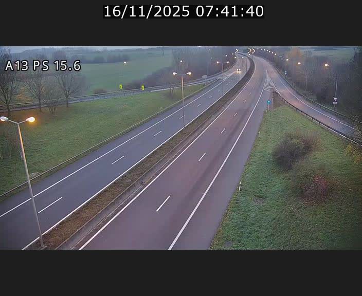 Traffic live webcam Luxembourg Kayl - A13 direction Dudelange - BK 15.6