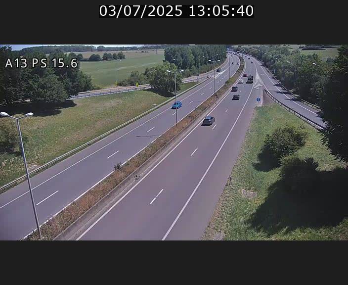 Traffic live webcam Luxembourg Kayl - A13 direction Dudelange - BK 15.6