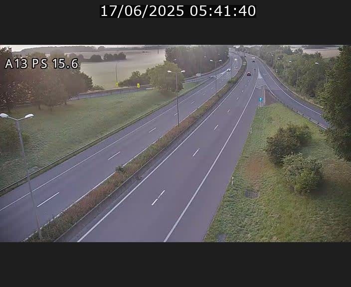 Traffic live webcam Luxembourg Kayl - A13 direction Dudelange - BK 15.6