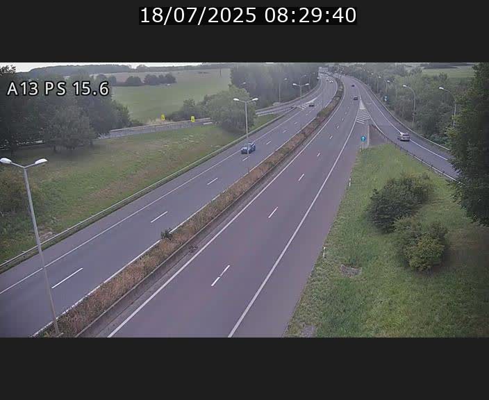<h2>Traffic live webcam Luxembourg Kayl - A13 direction Dudelange - BK 15.6</h2>