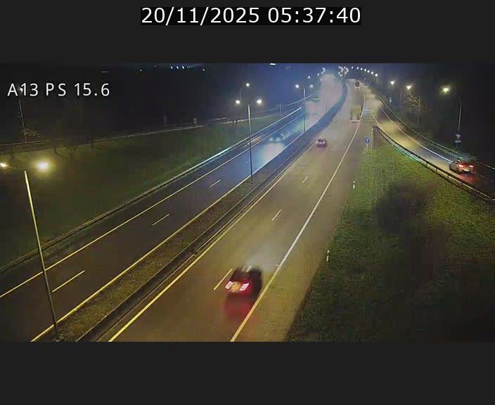 Traffic live webcam Luxembourg Kayl - A13 direction Dudelange - BK 15.6