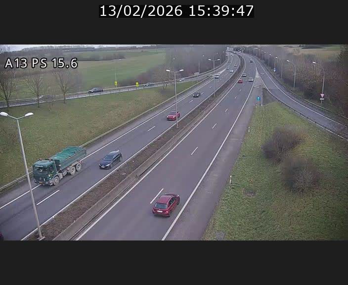 Traffic live webcam Luxembourg Kayl - A13 direction Dudelange - BK 15.6