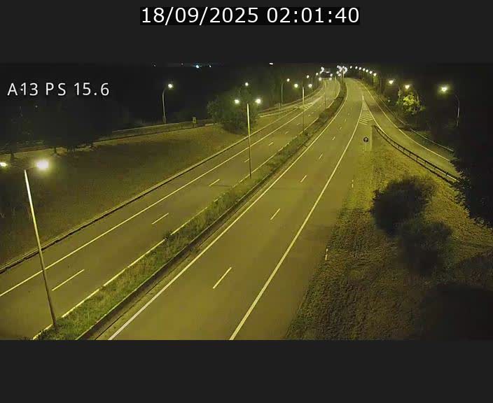Traffic live webcam Luxembourg Kayl - A13 direction Dudelange - BK 15.6