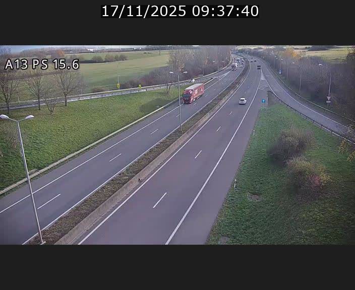 <h2>Traffic live webcam Luxembourg Kayl - A13 direction Dudelange - BK 15.6</h2>