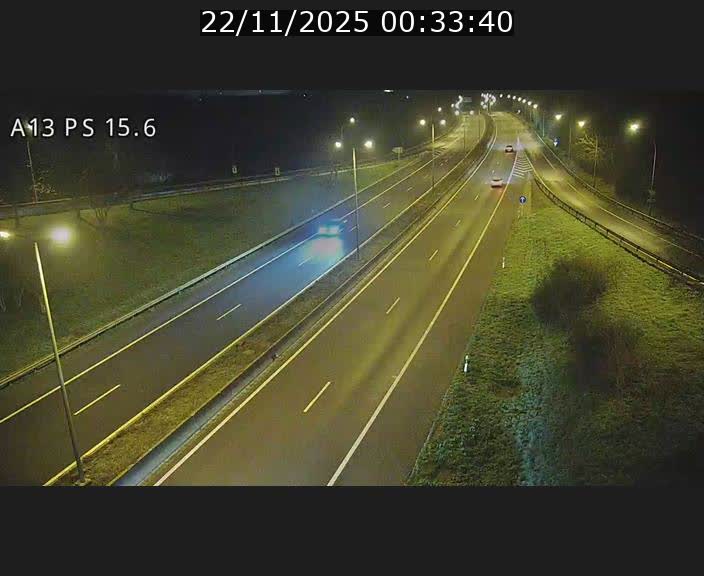 Traffic live webcam Luxembourg Kayl - A13 direction Dudelange - BK 15.6