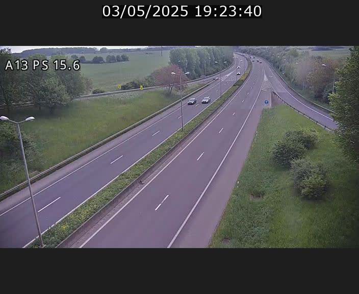 Traffic live webcam Luxembourg Kayl - A13 direction Dudelange - BK 15.6