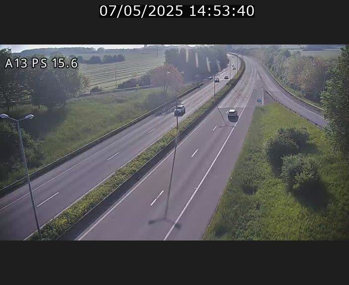 Traffic live webcam Luxembourg Kayl - A13 direction Dudelange - BK 15.6