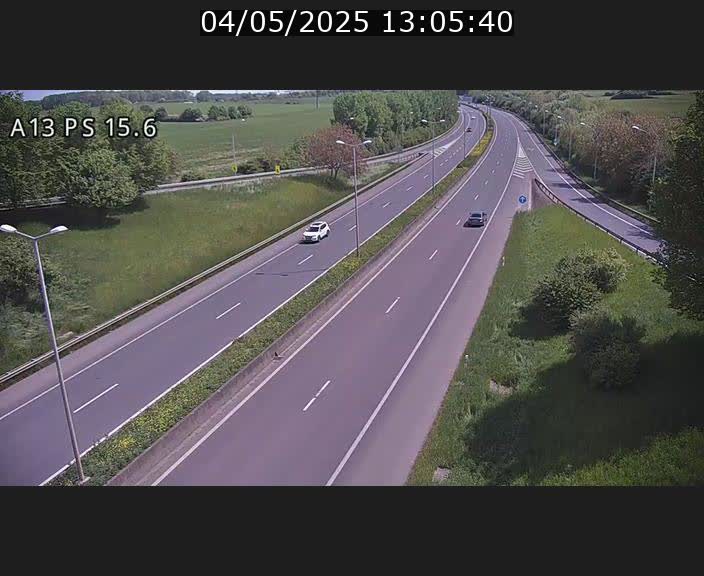 Traffic live webcam Luxembourg Kayl - A13 direction Dudelange - BK 15.6