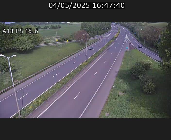 Traffic live webcam Luxembourg Kayl - A13 direction Dudelange - BK 15.6