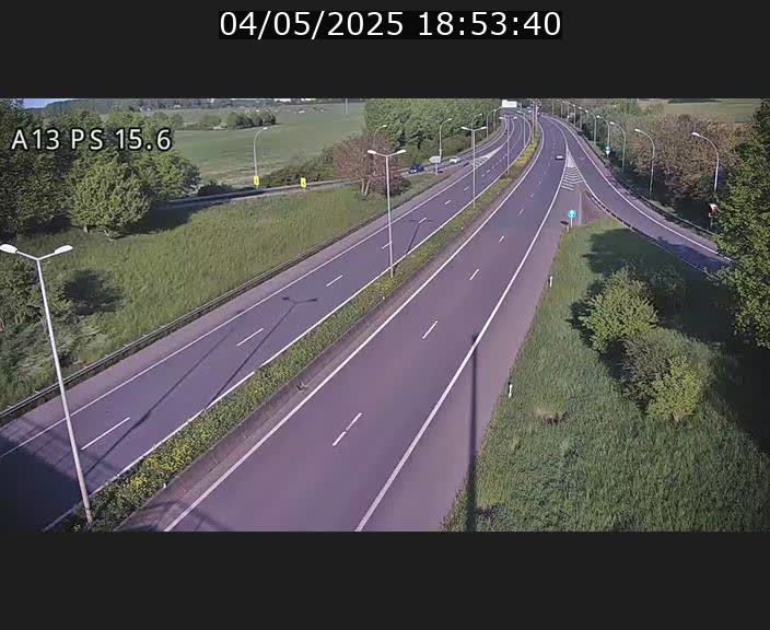 Traffic live webcam Luxembourg Kayl - A13 direction Dudelange - BK 15.6