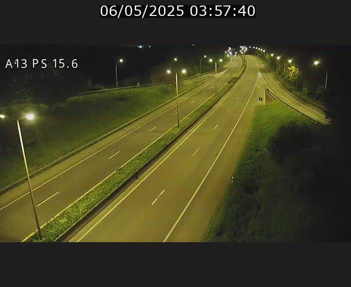 Traffic live webcam Luxembourg Kayl - A13 direction Dudelange - BK 15.6