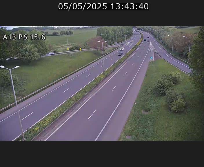 Traffic live webcam Luxembourg Kayl - A13 direction Dudelange - BK 15.6