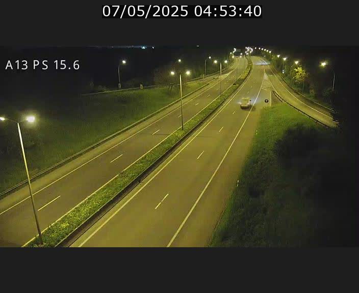 Traffic live webcam Luxembourg Kayl - A13 direction Dudelange - BK 15.6