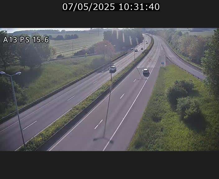 Traffic live webcam Luxembourg Kayl - A13 direction Dudelange - BK 15.6