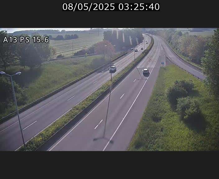 Traffic live webcam Luxembourg Kayl - A13 direction Dudelange - BK 15.6