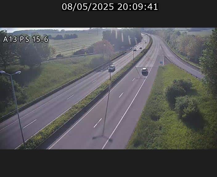 Traffic live webcam Luxembourg Kayl - A13 direction Dudelange - BK 15.6