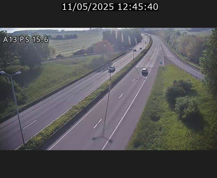 Traffic live webcam Luxembourg Kayl - A13 direction Dudelange - BK 15.6