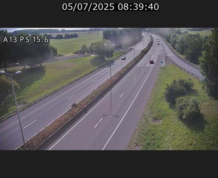 Traffic live webcam Luxembourg Kayl - A13 direction Dudelange - BK 15.6