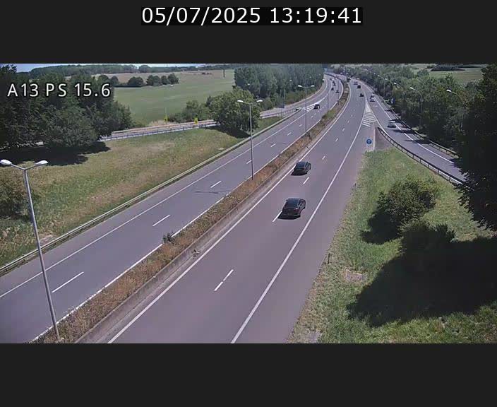 Traffic live webcam Luxembourg Kayl - A13 direction Dudelange - BK 15.6