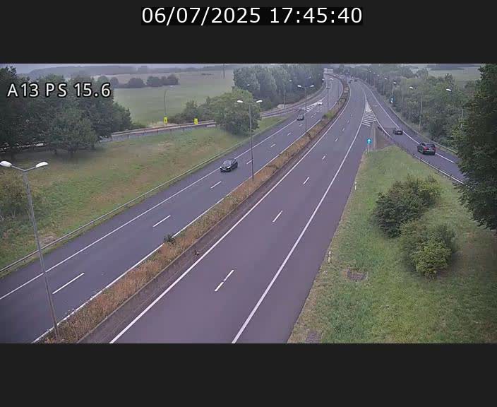 Traffic live webcam Luxembourg Kayl - A13 direction Dudelange - BK 15.6