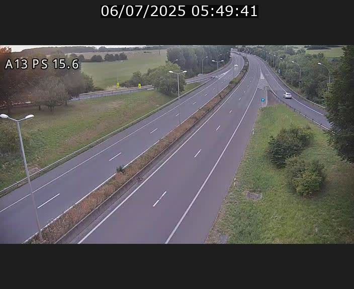 Traffic live webcam Luxembourg Kayl - A13 direction Dudelange - BK 15.6