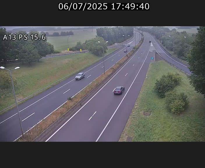 Traffic live webcam Luxembourg Kayl - A13 direction Dudelange - BK 15.6
