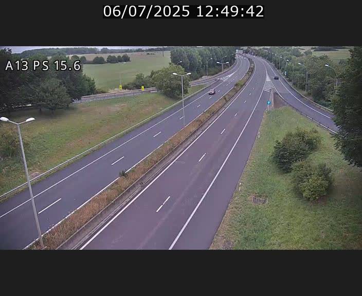 Traffic live webcam Luxembourg Kayl - A13 direction Dudelange - BK 15.6