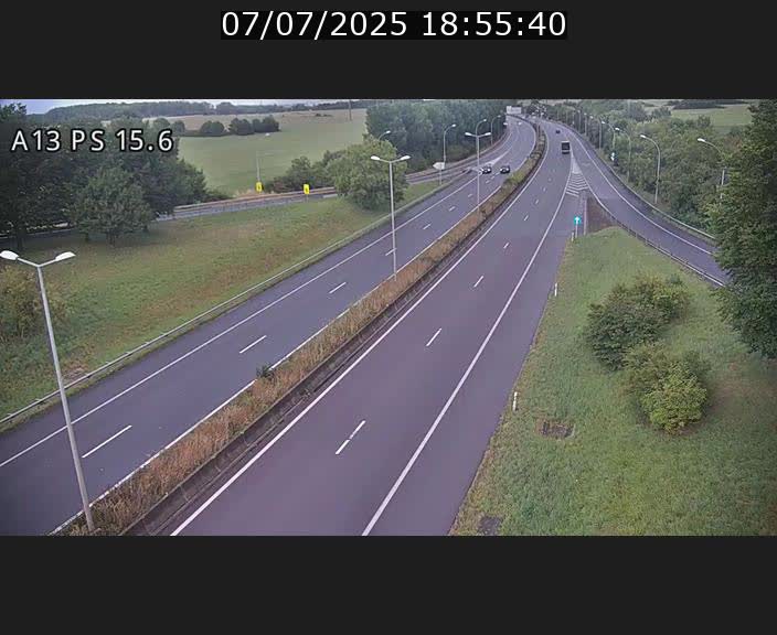 Traffic live webcam Luxembourg Kayl - A13 direction Dudelange - BK 15.6