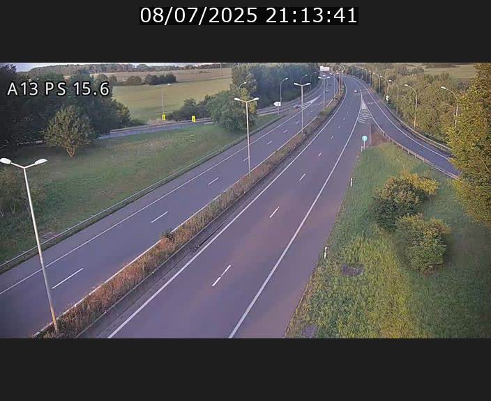 Traffic live webcam Luxembourg Kayl - A13 direction Dudelange - BK 15.6