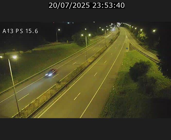 Traffic live webcam Luxembourg Kayl - A13 direction Dudelange - BK 15.6