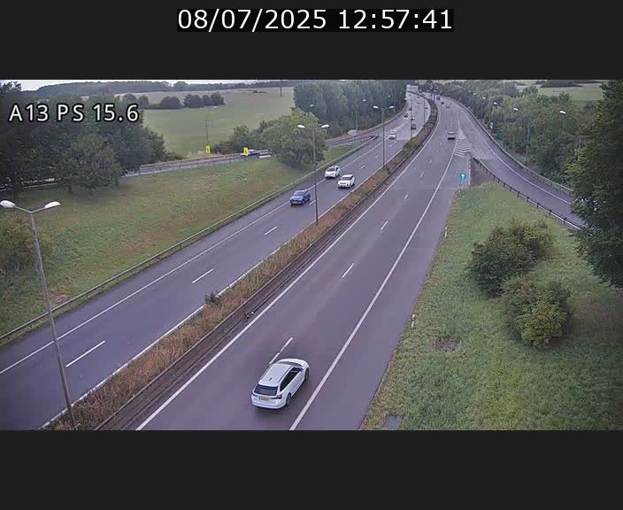 Traffic live webcam Luxembourg Kayl - A13 direction Dudelange - BK 15.6