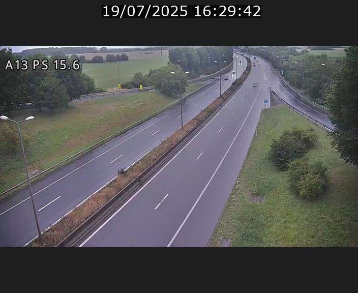 Traffic live webcam Luxembourg Kayl - A13 direction Dudelange - BK 15.6