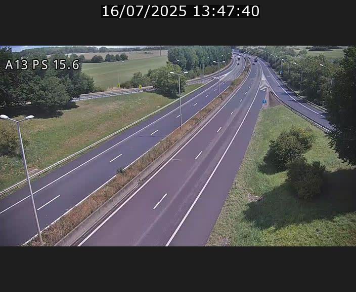 Traffic live webcam Luxembourg Kayl - A13 direction Dudelange - BK 15.6