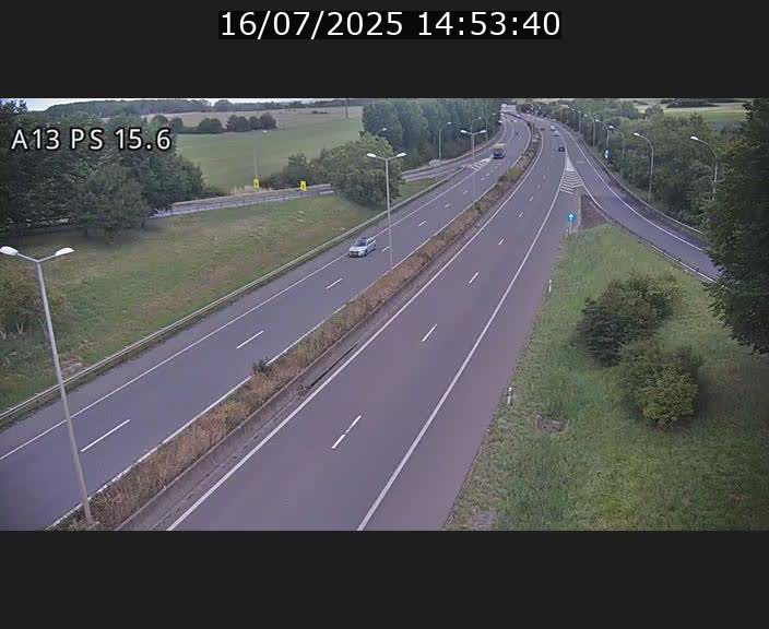 Traffic live webcam Luxembourg Kayl - A13 direction Dudelange - BK 15.6