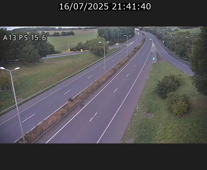 Traffic live webcam Luxembourg Kayl - A13 direction Dudelange - BK 15.6