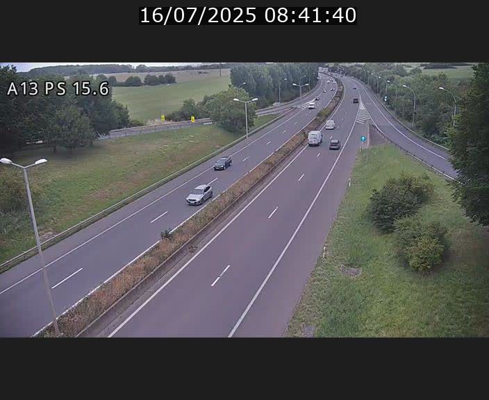 Traffic live webcam Luxembourg Kayl - A13 direction Dudelange - BK 15.6