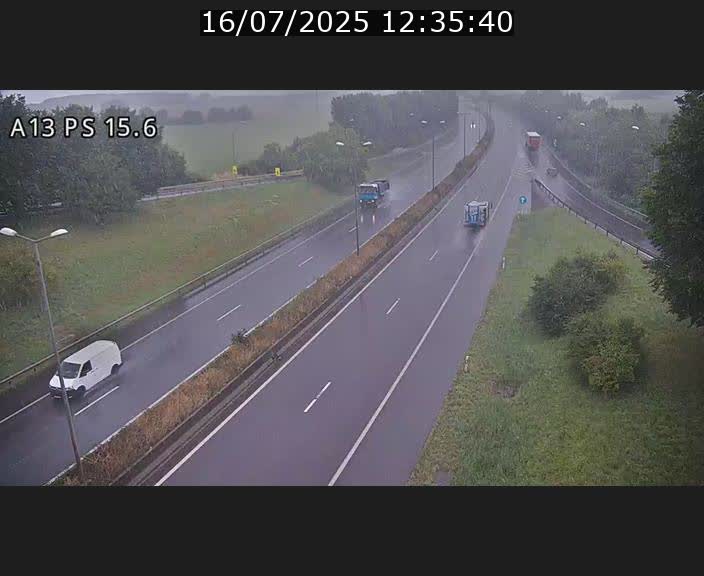 Traffic live webcam Luxembourg Kayl - A13 direction Dudelange - BK 15.6