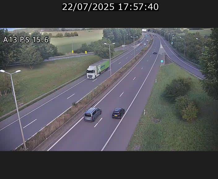 Traffic live webcam Luxembourg Kayl - A13 direction Dudelange - BK 15.6
