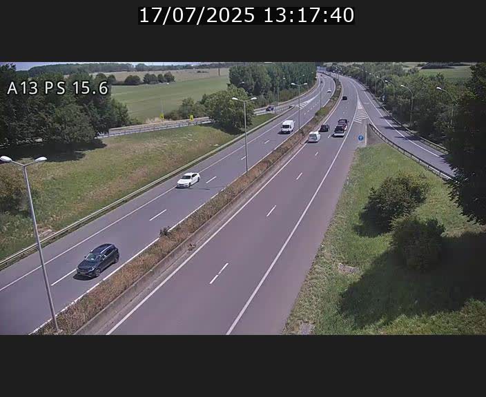 Traffic live webcam Luxembourg Kayl - A13 direction Dudelange - BK 15.6