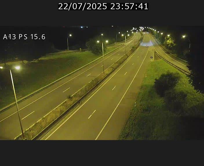 Traffic live webcam Luxembourg Kayl - A13 direction Dudelange - BK 15.6