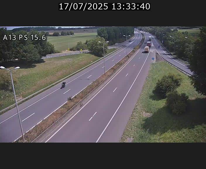 Traffic live webcam Luxembourg Kayl - A13 direction Dudelange - BK 15.6
