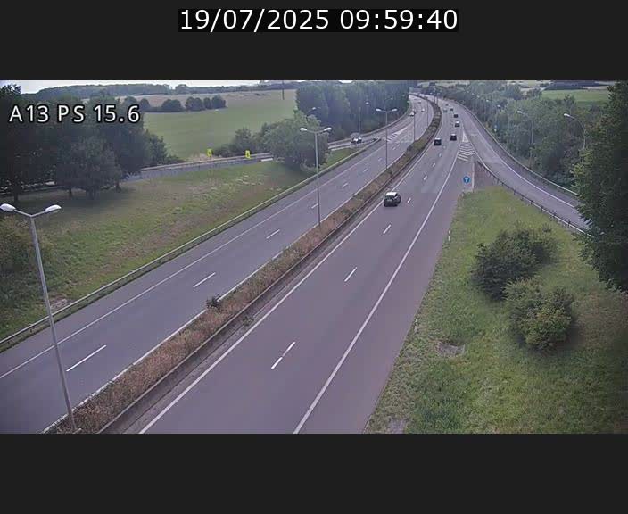 Traffic live webcam Luxembourg Kayl - A13 direction Dudelange - BK 15.6