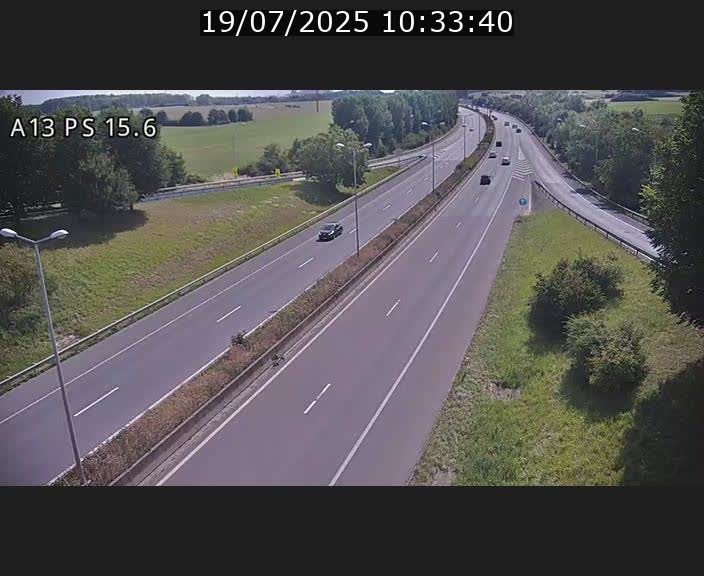 Traffic live webcam Luxembourg Kayl - A13 direction Dudelange - BK 15.6