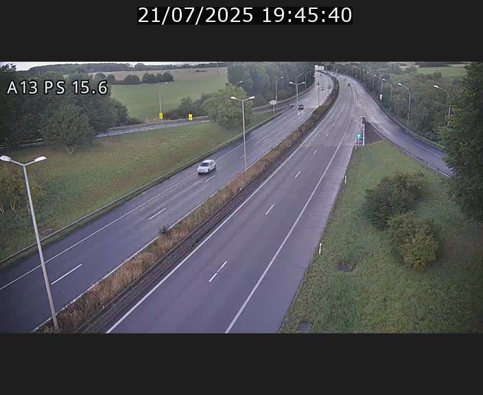 Traffic live webcam Luxembourg Kayl - A13 direction Dudelange - BK 15.6
