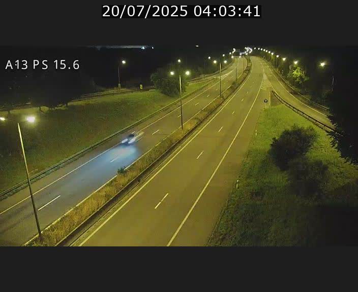 Traffic live webcam Luxembourg Kayl - A13 direction Dudelange - BK 15.6