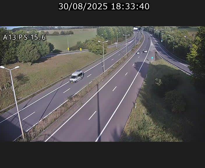 Traffic live webcam Luxembourg Kayl - A13 direction Dudelange - BK 15.6