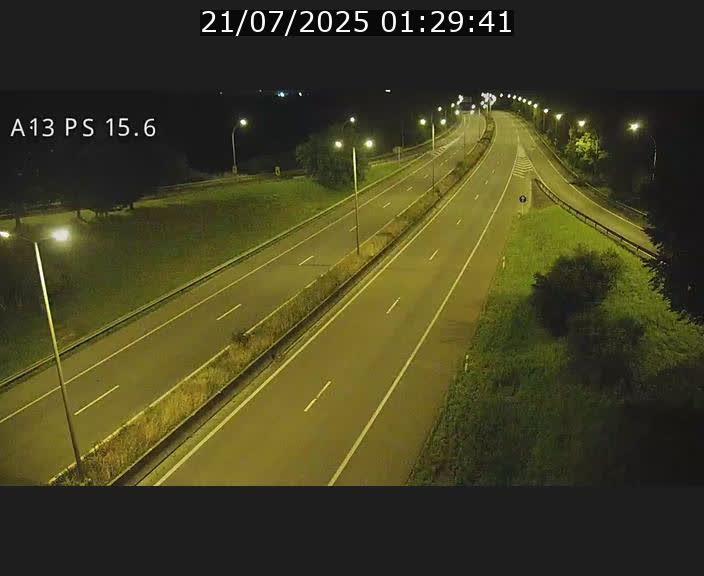 Traffic live webcam Luxembourg Kayl - A13 direction Dudelange - BK 15.6