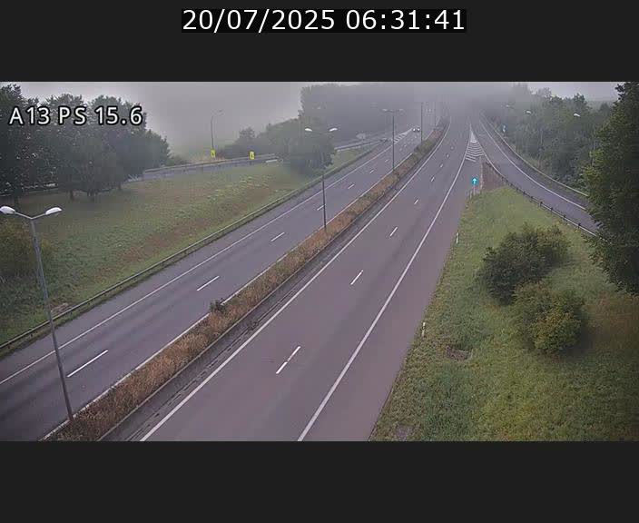 Traffic live webcam Luxembourg Kayl - A13 direction Dudelange - BK 15.6