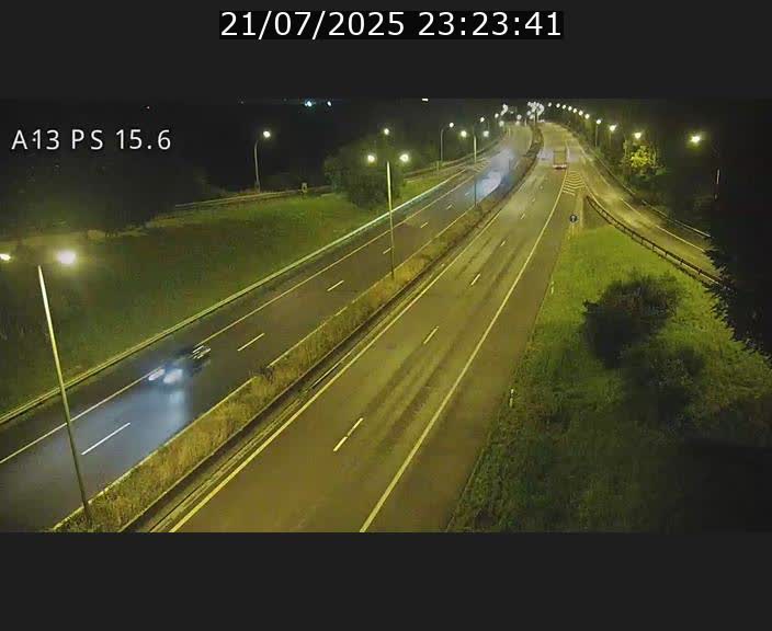 Traffic live webcam Luxembourg Kayl - A13 direction Dudelange - BK 15.6
